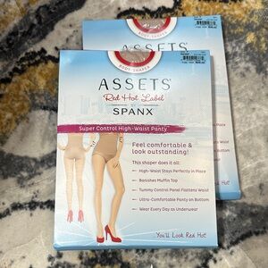 SPANX Red Hot Label High-Waist Shaper Size G Barest 2 pack lot